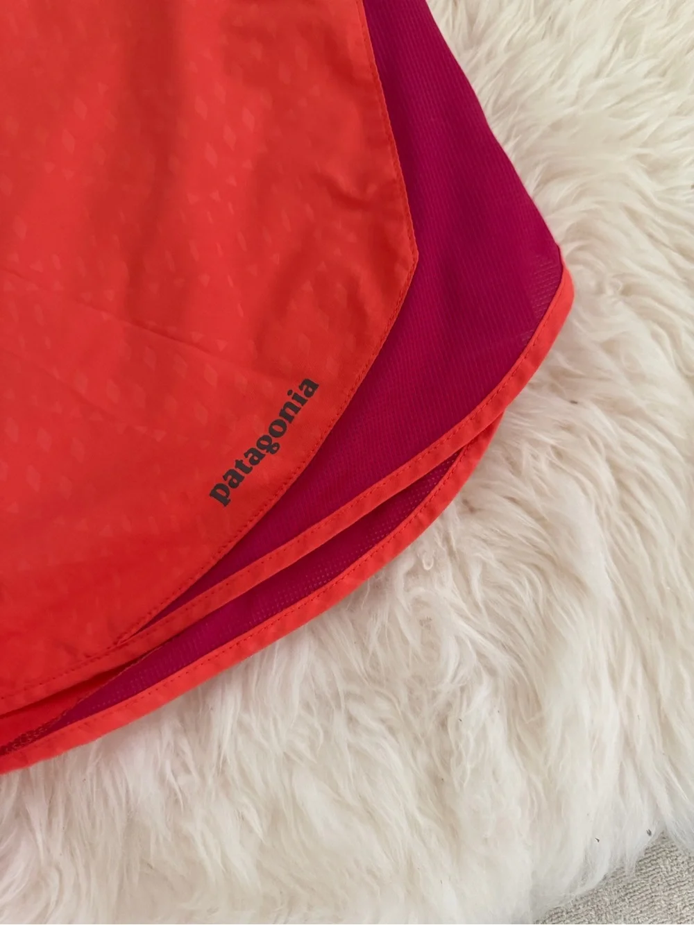 Patagonia Coral & Magenta Women's Athletic Skort Sz M